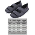 thumbnail image 2 of Sandalias diabéticas Shoe de pies anchos transpirables para personas mayores (gris oscuro 41-42), 2 of 9
