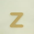 thumbnail image 1 of Package of 1, 12 Inch X 1/2" Thickness MDF Letter z in The Gotham Rounded Font, Thick, Lower Case for Art & Craft Project, Made in USA, 1 of 4