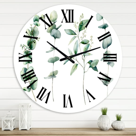 Designart 1 in Quartz Traditional Wall Clock