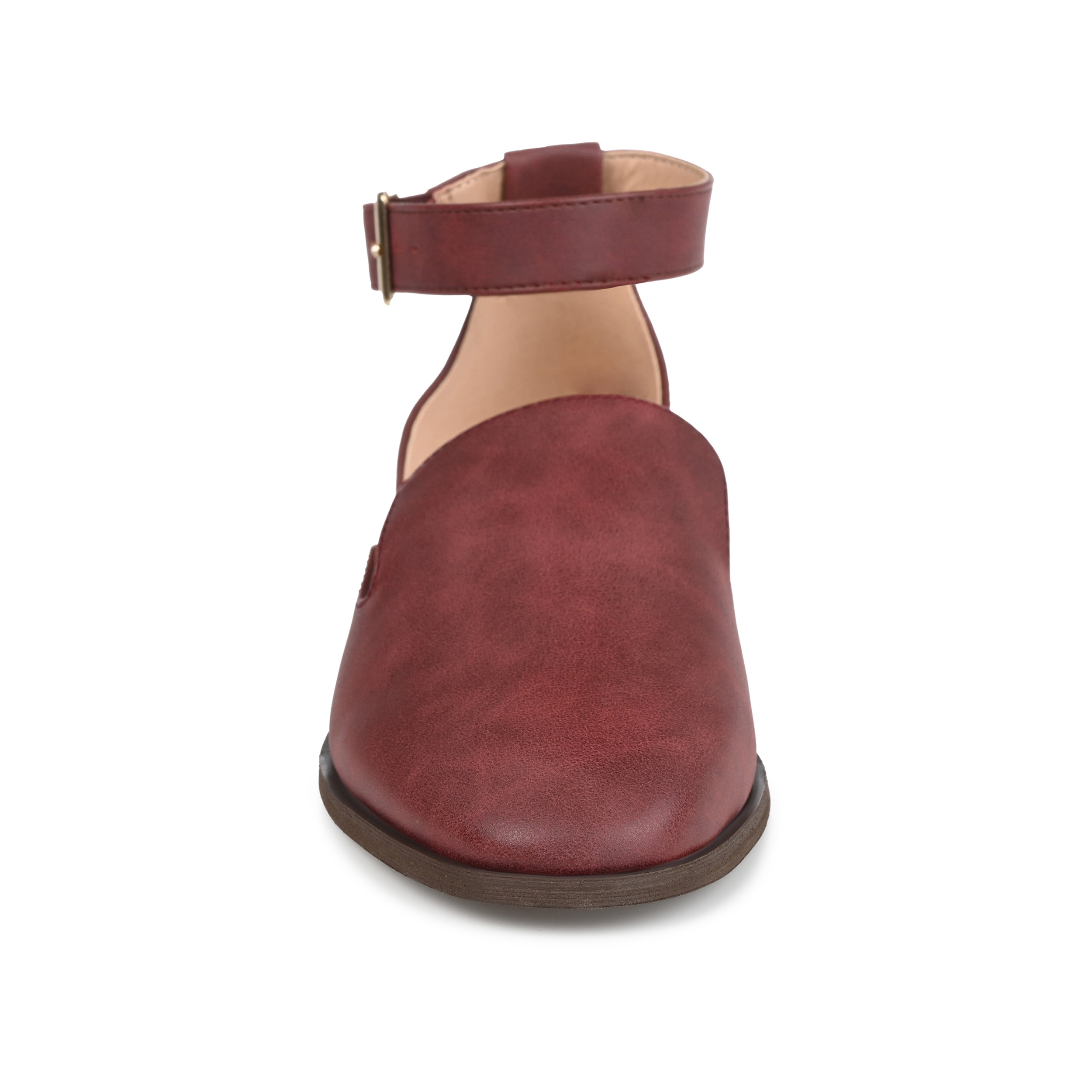 Journee Womens Loreta Buckle Square Toe Loafer Flats, Widths Available
