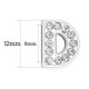 thumbnail image 4 of Cuentas de diamantes de imitación de 8 mm con letras en inglés para hacer tú mismo, adecuadas para pulseras, pulseras y accesorios de joyería, 4 of 5