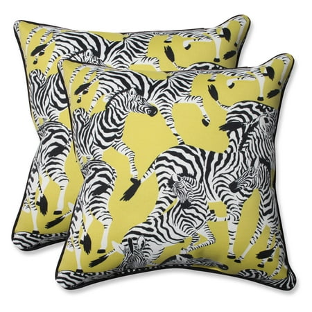 UPC 751379593760 product image for Outdoor/ Indoor Herd Together Wasabi 18.5-inch Throw Pillow (Set of 2) | upcitemdb.com