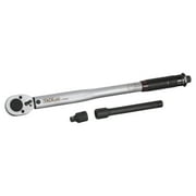 Tacklife HTW2C, 1/2 inch Drive Click Torque Wrench Durable Reversible Ratchet Wrench 2 Piece Pack