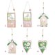 thumbnail image 3 of B Colgante de madera de Pascua para el hogar, colgante con letras de primavera, corazón cuadrado en forma de casa para decoración de puerta delantera de fiesta en casa, 3 of 5