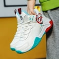 thumbnail image 4 of Kid's Basketball Shoes Boys Sneakers Girls Trainers Comfort High Top Basketball Shoes for Boys(Little Kid/Big Kid), 4 of 5
