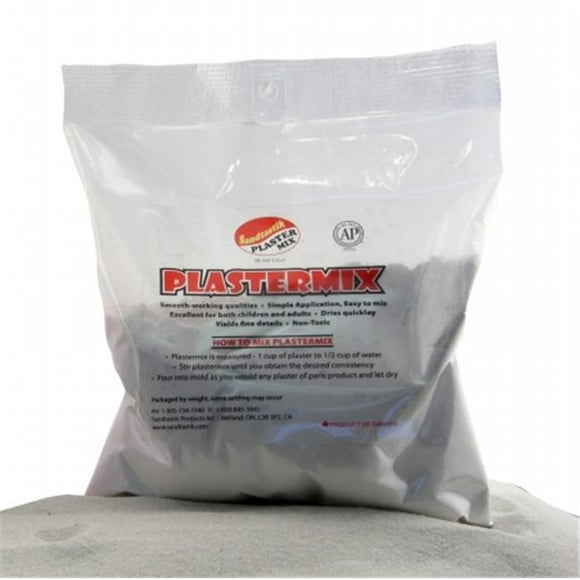 Sandtastik Produits Inc. Plas1Kgbagarwte Sandtastik Pansement- Blanc Arctique- 1 Kg