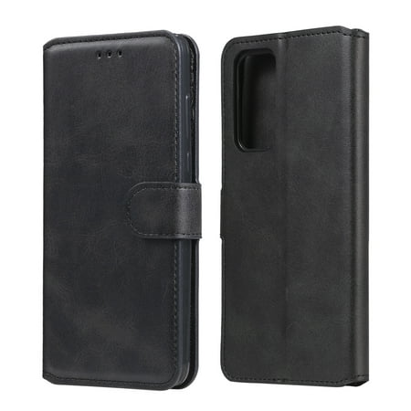 For Xiaomi Mi 10T Pro Classic Calf Texture PU + TPU Horizontal Flip Leather Case, with Holder & &