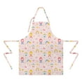 thumbnail image 2 of Fairy Tale Princess Pattern Apron-Garden Aprons for Women with Pockets-Cotton Linen Waterproof Kitchen Cooking Gardening Aprons Adjustable for Kitchen,Cooking,BBQ and Salon 33x27 Inch, 2 of 7