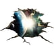 thumbnail image 3 of Adhesivos de pared 3D Planet de PVC, adhesivos extraíbles para suelo y pared, 3 of 3