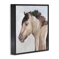 thumbnail image 3 of Stupell Industries Dry Creek Horse Portrait Black Framed Giclee Art design by Errico & Slyp, 12 x 12, 3 of 8