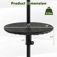 thumbnail image 3 of Costway Patio Umbrella Table Round PE Bases, All-weather Design, 3 of 10
