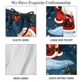 thumbnail image 4 of luoweisi Men's Beach Shorts Quick Dry Swim Trunks with Mesh Lining Santa Claus S, 4 of 5