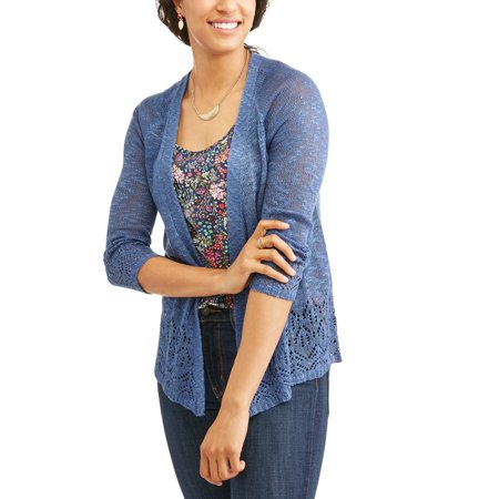 Women's Crochet Detail Cardigan