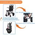 thumbnail image 4 of Silla de Ruedas de Transporte Hopelight Negra Ergonómica y Liviana para Personas Mayores y Adultos, 4 of 7