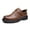 Brown, variant on Unisex Steel Toe Work Boots Lace Up Chunky Casual Safety Shoes Breathable Non Slip Outsole for Outdoor Work Daily Commute Four Season Wear