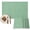 Clover Green, variant on Grass Green Placemats Set of 6, Rustic Farmhouse Solid Color Washable Wipeable Table Mats for Dining Tables, Indoor Outdoor Kitchen Place Mats for Holiday Party Table Decor
