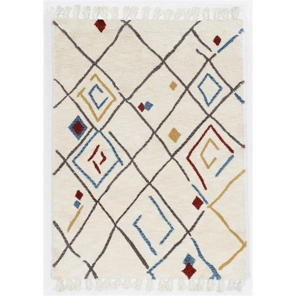 Riverbay Furniture 8' x 10' Area Rug in Ivory Multi