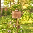 thumbnail image 2 of Zaer Ltd. Copper Colored Teapot Birdhouse Garden Stakes (Style 3), 2 of 9