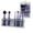 Purple, variant on Moda Brush Total Face Purple 7pc Travel Sized Makeup Brush Flip Kit