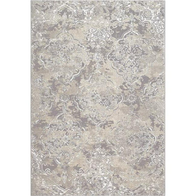 Dynamic Rugs FC69969226555 5 ft. 3 in. x 7 ft. 7 in. Fresco 96922 Rectangle Transitional Area Rug - 6555 Beige & Taupe