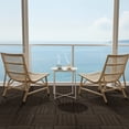 thumbnail image 3 of Renwick Pack of 27 Interlocking Wood Flooring Tiles for Outdoor & Indoor, Black, 3 of 10