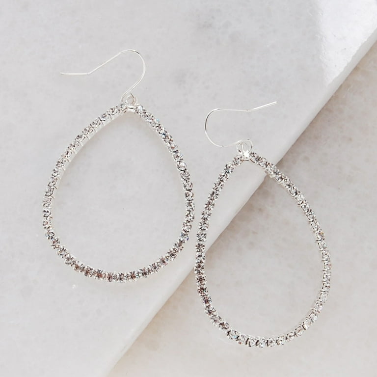 Gala go getter white outlet earrings paparazzi