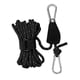 thumbnail image 5 of Colgador de Cuerda de Polea de Trinquete shamjiam Cuerda de viento Resis L y negro, 5 of 8