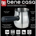 thumbnail image 6 of Bene Casa Espresso Carafe, Stainless Steel Coffee Carafe and Coffee Server with Stay Cool Handle, 12 oz, 6 of 8
