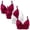Wine Bras for Women, variant on ylioge 4 Pack Womens Push Up Bras XS-4X Plus Size Full Coverage Wireless Underwear Bra Casual Multipack Breathable Support Lifting Bralettes