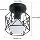 thumbnail image 2 of Lámpara de techo negra retro, luminarias industriales de estilo rústico para una apariencia atemporal en su cocina, pasillo y más allá (cubre un espacio de 5 a 12 m2), 2 of 5