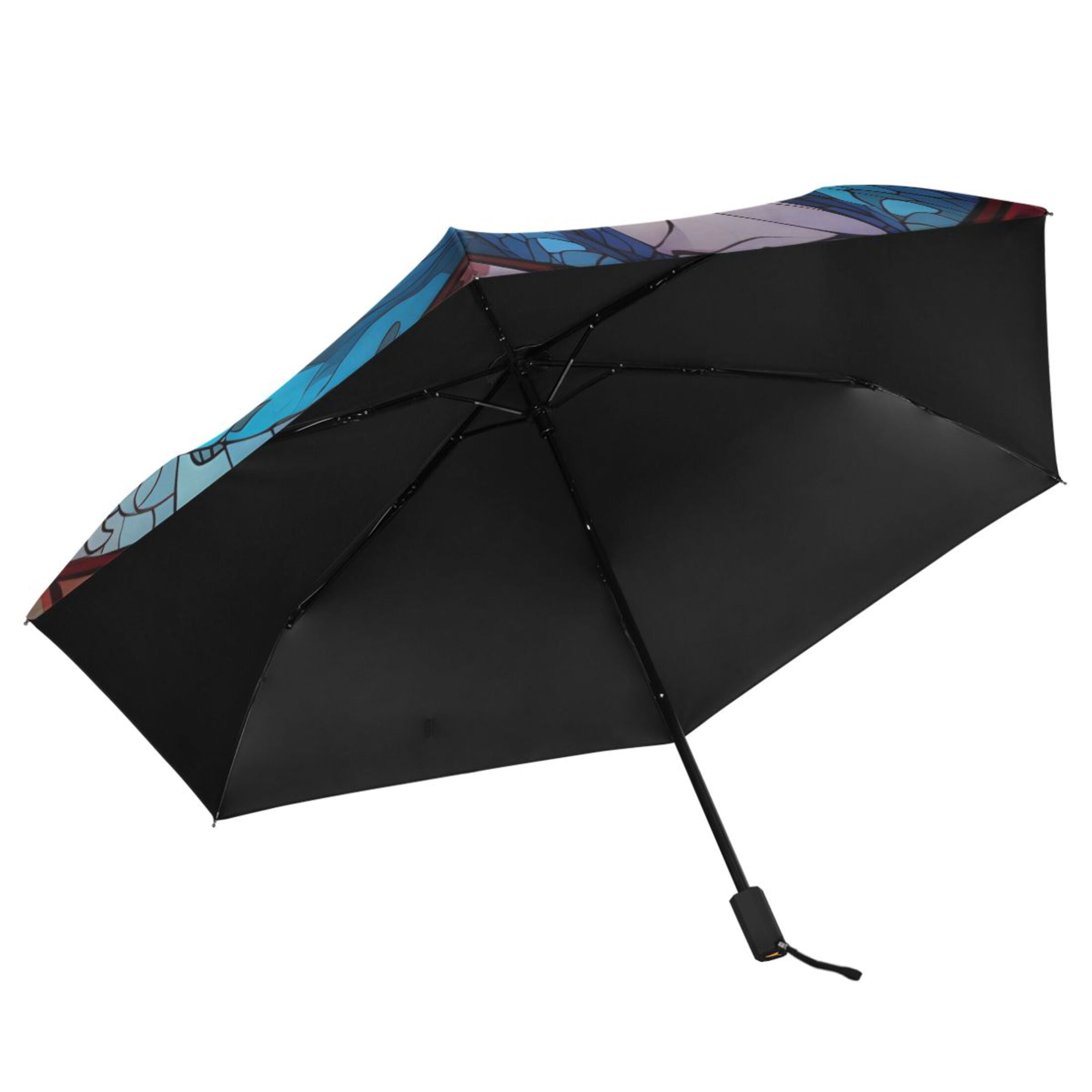 Dragon Bohomia Compact Folding Umbrella for Rain Windproof Travel Umbrella UPF 50+ Lightweight Packable Arc Size