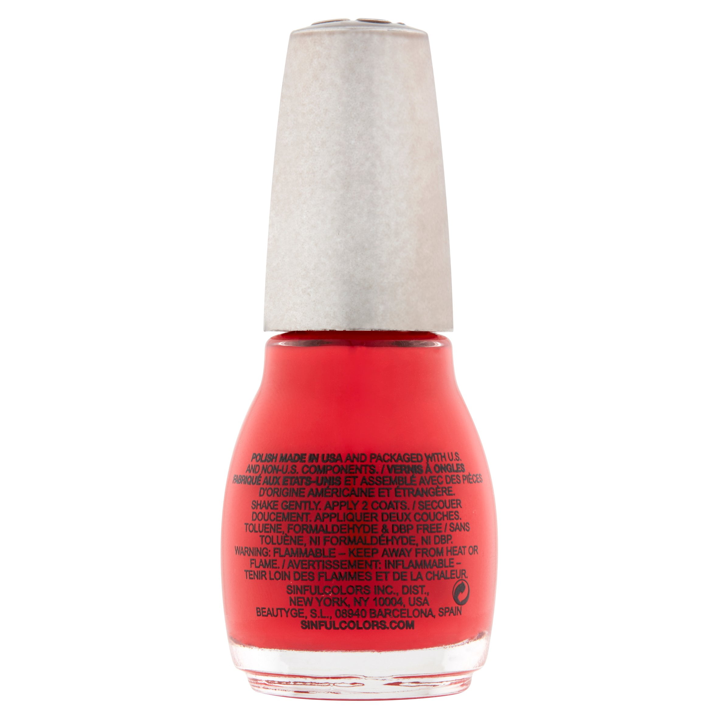 SinfulColors SinfulShine Step 1 Color Nail Color, Picante, 0.5 fl oz