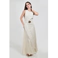 thumbnail image 1 of Maxi vestido con detalle metalico Roman Fashion /Juvenil, 11038 (Arena) beige M, 1 of 5