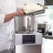 Sammic CK-35V Combination Food Processor, 5.8 Qt Bowl, Variable Speed, Reverse Function, Continuous Feed & Batch Modes, LED Digital Controls, 3 HP Motor, 120V, Stainless Steel