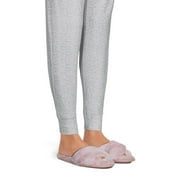 Joyspun Women's Faux Fur X-Band Slippers