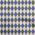 thumbnail image 1 of oneOone Polyester Spandex Blue Fabric Check Argyle Sewing Craft Projects Fabric Prints By Yard 56 Inch Wide, 1 of 4