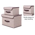 thumbnail image 2 of Caja De Almacenamiento 4 Uds. Contenedor de almacenamiento plegable, rectangular, a prueba de polvo, ropa, libros, organización de juguetes Likrtyny  Para estrenar, 2 of 6