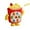 Red, variant on Agiferg Educational Toys Montessori Learning Toys, Palm Mini Press Press Music Baby Early Education Educational Baby Boys and Finger Press Decompression Toys