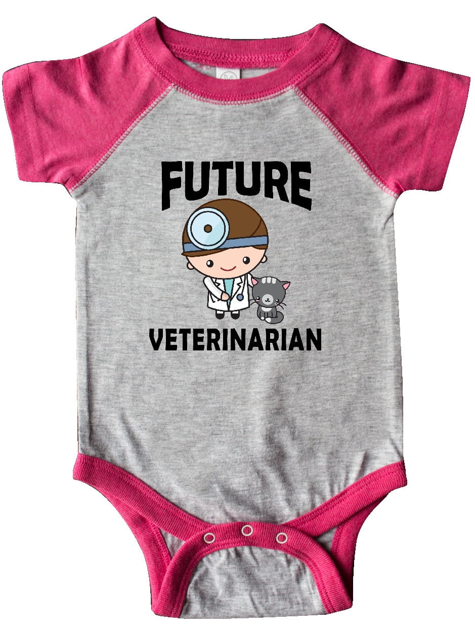 Future Veterinarian Cat Dog Baby Bodysuit One Piece 