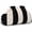 Black White, variant on Woven Clutch Purses for Woman Striped Dumpling Colorblock Knitted Woven Cloud Bag for Summer Beach Evening