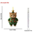 thumbnail image 3 of Personalized Cat Ornaments for Christmas Tree 2026 - Funny Hanging Christmas Decoration for Indoor Home Mantel, Pet Themed Figurines for Xmas Holiday Party Favors, 3 of 7
