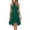 C1-Green781, variant on Womens Halter Neck Mini Dress Chiffon Layered Hem Fitted Waist Wedding Guest Sundress