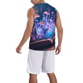 thumbnail image 2 of Xecao Book Glowing Mushrooms print basketball shirt for both men and women, a unisex basketball jersey perfect for theme parties-XX-Large, 2 of 6