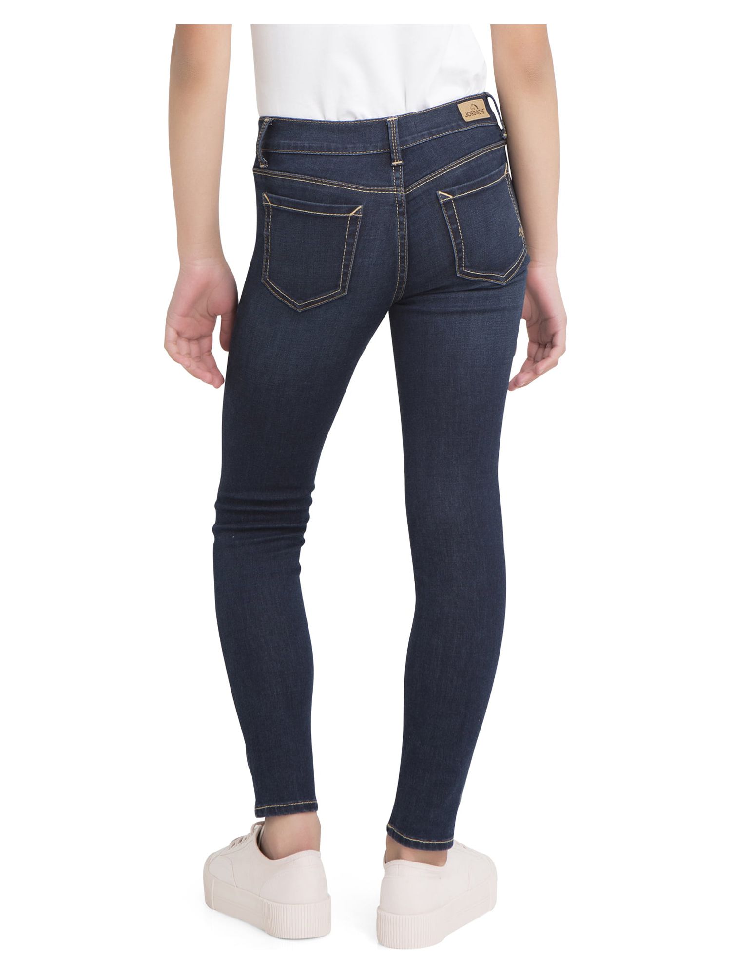 Jordache Girls Super Skinny Power Stretch Jeans, Sizes 5-18 - image 3 of 3
