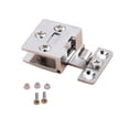 thumbnail image 2 of Punch-Free Glass Door Hinge for Cupboards and Display Cabinets Zinc Alloy Material Stable Buckle, 2 of 2