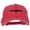 Red, variant on Halloween Bat Embroidered Unstructured Cotton Cap - Red OSFM