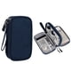 thumbnail image 5 of Bolsa de Almacenamiento PortáTil de Dos Niveles para Productos Digitales: Organizador de Viaje para Cables USB, Auriculares y Accesorios, Color Azul Marino, 5 of 5