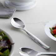 Visions 10 Heavy Weight Silver Plastic Serving Spoon - 72/Case