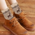 thumbnail image 4 of Calcetines de invierno para mujer, caja de regalo, tamaño libre, lana gruesa, suaves, cálidos, calcetines casuales para mujer…, 4 of 5