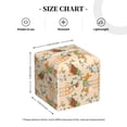 thumbnail image 4 of Picia cross Pattern Tissue Box Cover,PVC Leather Square Holder,Tissue Box Holder with Magnetic Bottom,Facial Paper Organizer Dispenser-5.2"X5.2"X5.2", 4 of 7